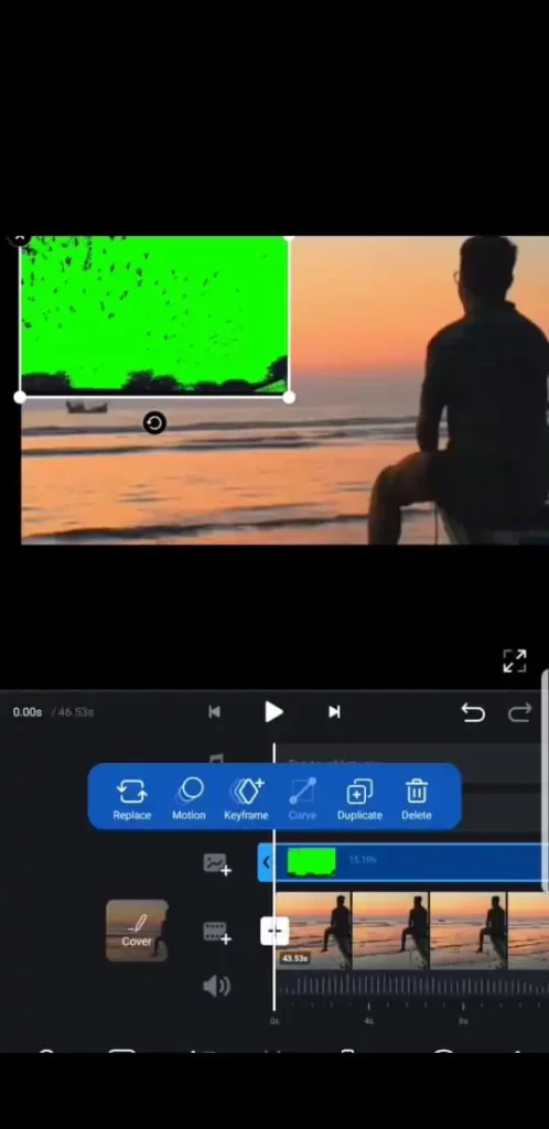 Chroma Key [Green Screen Effect] in VN Video Editor 