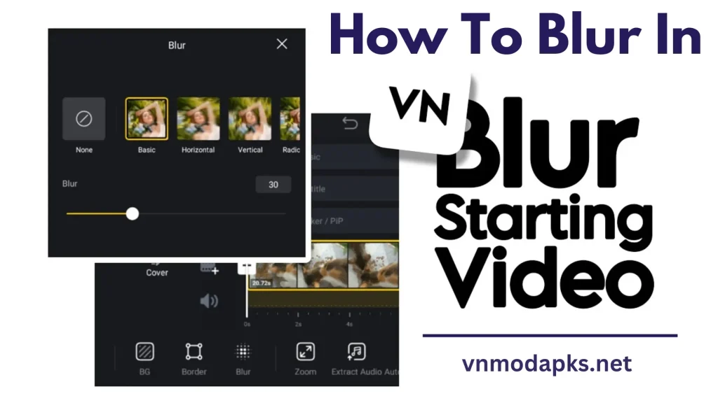 How to Blur in VN Video Editor